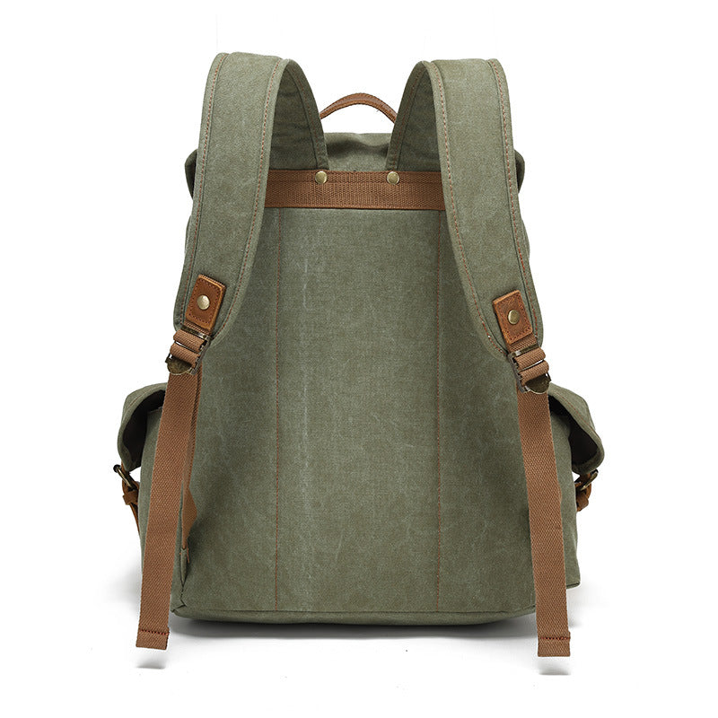 mackin Totes Canvas BackPack - Green