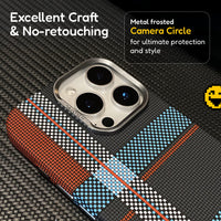 Premium Texture Check Pattern (Multi Toned) MagSafe Case