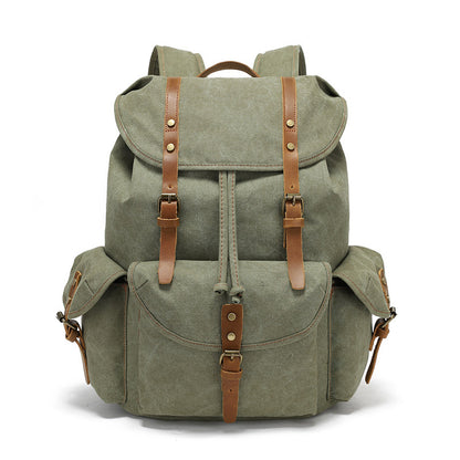 mackin Totes Canvas BackPack - Green
