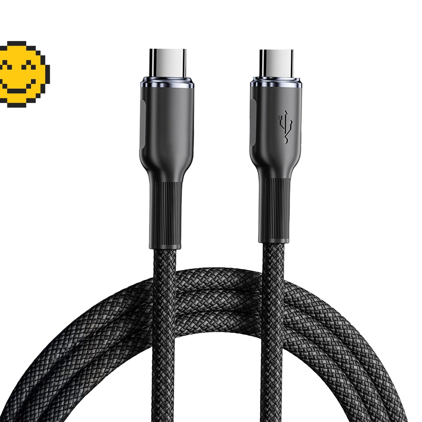 Charging Cable 60W C-C Type - Black