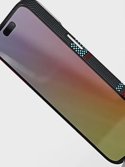 Premium Texture Check Pattern (Multi Toned) MagSafe Case